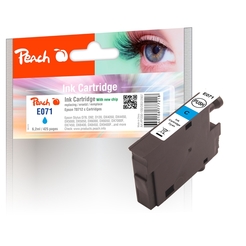 Peach Tintenpatrone cyan kompatibel zu Epson T0712