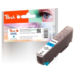 Peach Tintenpatrone HY cyan kompatibel zu Epson No. 24XL  c, T2432