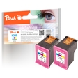 Peach Doppelpack Druckköpfe color kompatibel zu HP No. 300, CC643EE