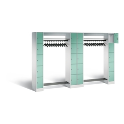 C+P Offene Garderobe Serie 8070, H1950xB2840xT480mm