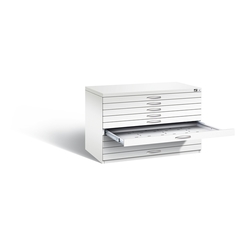 C+P Flachablageschrank Serie 7100_7200, H760xB1100xT765mm