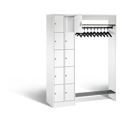 C+P Offene Garderobe Serie 8070, H1950xB1410xT480mm