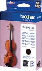 brother Tintenpatrone/LC127XLBK schwarz
