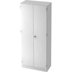 Hammerbacher FINO Garderobenschrank - mit 1 Fachboden und 1 Kleiderstange - weiß