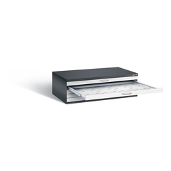 C+P Flachablageschrank Serie 7100_7200, H420xB1350xT960mm