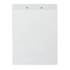 Klemmbrett mit Hülle - Format 23x32cm für A4 - Weiß