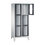 CP CLASSIC Fächerschrank, Fachhöhe 510 mm, mit Füßen, 6 Fächer, Breite 810 mm Tür schwarzgrau