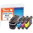 Peach Spar Pack Tintenpatronen kompatibel zu Brother LC-229XXL, LC-225XL