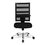 Topstar X-PANDER Bürodrehstuhl - zweifarbig, mit Netzrücken - schwarz / schwarz