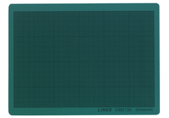 LINEX Schneidematte 3mm A4, 3-Schichten-Bauweise,  beidseitig anwendbar, 1 Seite mit mm-Raster