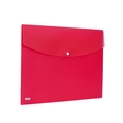 ELBA Brieftaschen "URBAN" DIN A3, Druckknopf-Verschluß, Packung mit 5 Taschen, PP, transluzent
