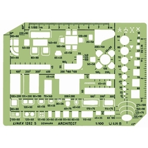 LINEX 1263S, Möbelschablone, Maßstab 1:50