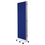 magnetoplan® Präsentationswand /1105303, 181 x 182 x 36 cm, faltbar, mobil, blau