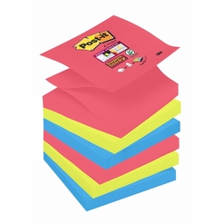 Post-it® Haftnotiz Super Sticky Z-Notes Bora Bora Collection