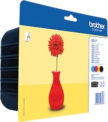 brother® Tintenpatrone/LC121VALBPDR schwarz cyan magenta yellow