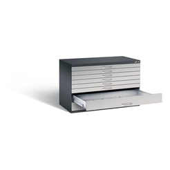 C+P Flachablageschrank Serie 7100_7200, H760xB1100xT765mm C+P Flachablageschrank Serie 7100_7200, H760xB1100xT765mm