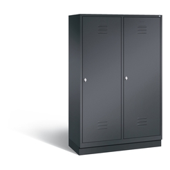 C+P Schwarz-Weiss-Spind Classic, H1800xB1190xT500mm