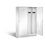 C+P Schwarz-Weiss-Spind Classic, H1800xB1190xT500mm
