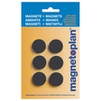 2 x Magnet Discofix Hobby, auf Blisterkarte, Farbe schwarz