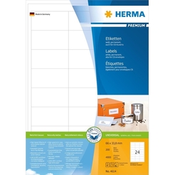 HERMA PREMIUM A4 Etiketten 200 Blatt / Packung