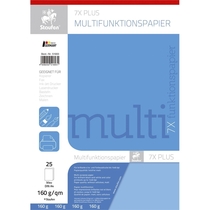 Staufen Multifunktionspapier 7X PLUS - A4, 160 g/qm, blau, 25 Blatt