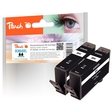 Peach Doppelpack Tintenpatronen schwarz kompatibel zu HP No. 364XL, CN684EE