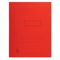 EXACOMPTA Einschlagmappe /445003E rot Karton 280 g/m²