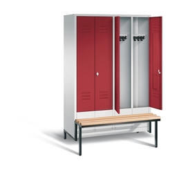 C+P Garderobenschrank Classic, H1850xB1190xT500mm