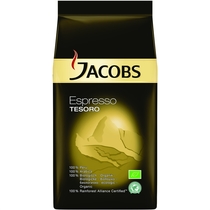 JACOBS Espresso, TESORO, koffeinhaltig, ganze Bohne (1 kg)