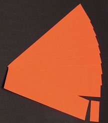 Ultradex Steckkarten für Planrecord /140605, 32 mm x 60 mm, rot, Inh. 90 Stk