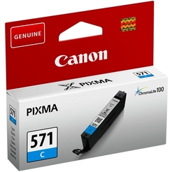 Canon Tintenpatrone CLI571C / 0386C001 cyan 7 ml Blister mit Sicherheit