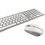 CHERRY Maus-Tastatur-Set DW9100 SLIM JD-9100DE-1 weiß/silber