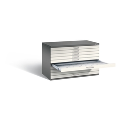 C+P Flachablageschrank Serie 7100_7200, H760xB1100xT765mm