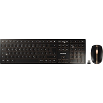 CHERRY Maus-Tastatur-Set DW9100 SLIM JD-9100DE-2 sw/bronze
