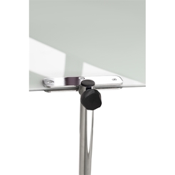 BI-OFFICE GQR0350 - Drehbare Glastafel, magnetisch, 120x90 cm, Weiß