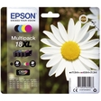 EPSON® Tintenpatrone, 18XL, C13T18164012, original, 4er sortiert, 11,5/6,6 ml (schwarzweiß/farbig), 470/450 Seiten (schwarzweiß/farbig) (4 Stück)