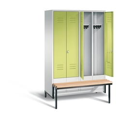 C+P Garderobenschrank Classic, H1850xB1190xT500mm