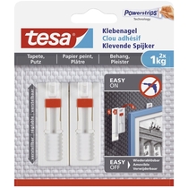 tesa® Verstellbarer Klebenagel für Tapeten und Putz (1kg)