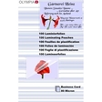Olympia Laminierfolien Visitenkarte - 100 Stück, 80 mic