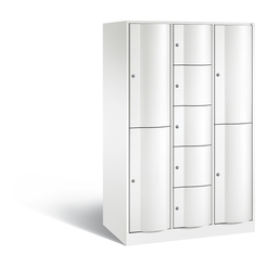C+P Kombi-Schließfachschrank Resisto, H1950xB1148xT640mm