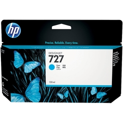 hp Tintenpatrone B3P19A / 727, cyan/B3P19A 130 ml