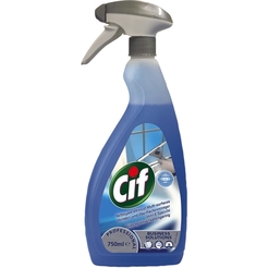 Cif PROFESSIONAL Glasreiniger Fenster & Glas, flüssig, Sprühflasche (750 ml)