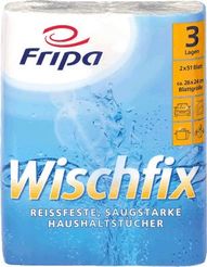 Fripa Haushaltsrollen Wischfix/3012011 ca. 26 x 24 cm Inh. 2 Rol