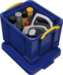 Really Usefull Box® Aufbewahrungsbox 35 Liter/ 35B, B390 x H310 x T480 mm, blau
