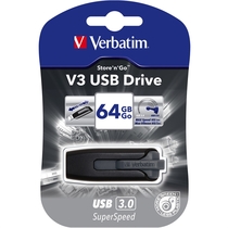 Verbatim USB-Stick Store 'n' Go V3/49174 USB 3.0 64 GB schwarz