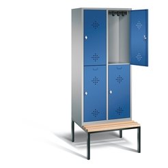 C+P Spind doppelstöckig Classic, H2090xB810xT815mm