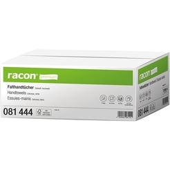 racon® Papierhandtuch, Premium, Zellstoff, 2lagig, Zickzackfalzung, 20 x 200 Tücher, 24 x 23 cm, hochweiß (4.000 Stück)