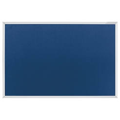magnetoplan® Stoffpinnwand - Typ SP, blau - BxH 900 x 600 mm