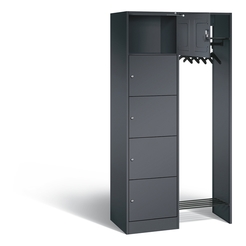 C+P Offene Garderobe Serie 8070, H1950xB960xT480mm