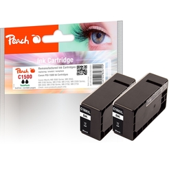 Canon PGI-1500XL, bk, REM, Twin-Pack, PI100-252 2 ink cartridge 2x37ml schwarz